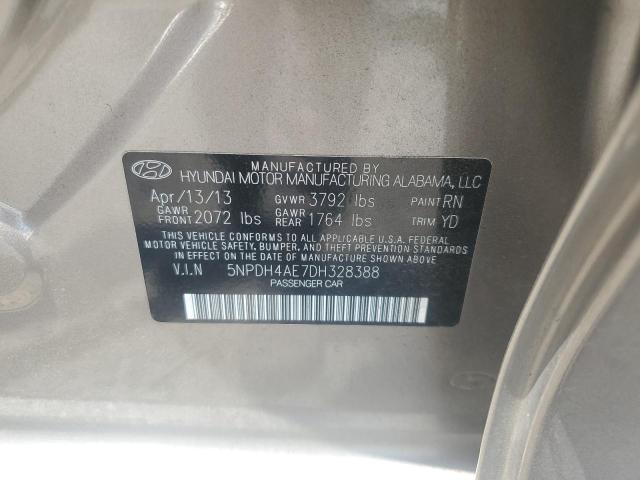 2013 HYUNDAI ELANTRA GLS - 5NPDH4AE7DH328388