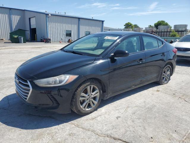 HYUNDAI ELANTRA SE 2018 black  gas 5NPD84LFXJH390840 photo #1