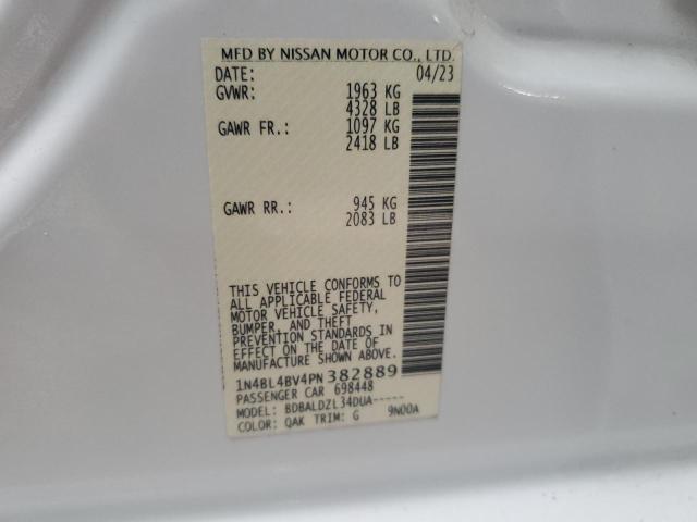 2023 NISSAN ALTIMA S #3310336957