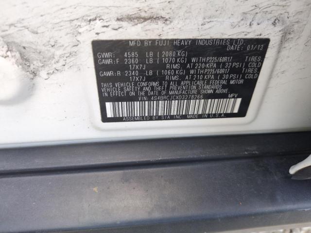 2013 SUBARU OUTBACK 2. - 4S4BRCJCXD3278266