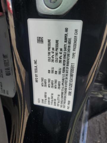 2021 TESLA MODEL 3 5YJ3E1EA1MF095911