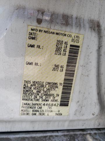 2015 NISSAN ALTIMA 2.5 - 1N4AL3APXFC446842
