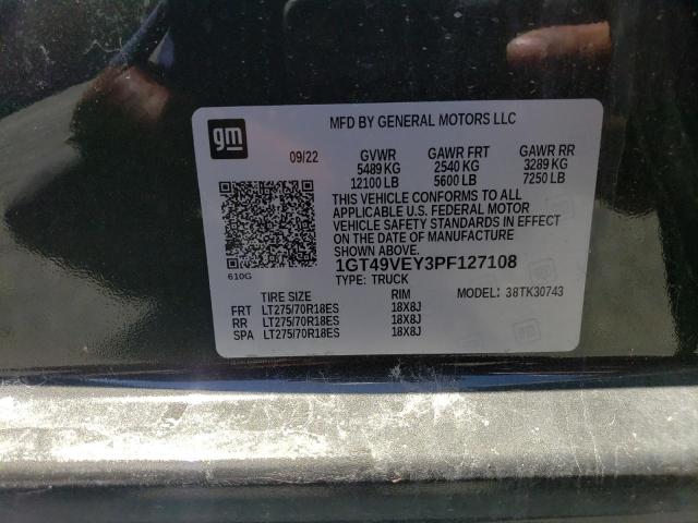 2023 GMC SIERRA K35 1GT49VEY3PF127108