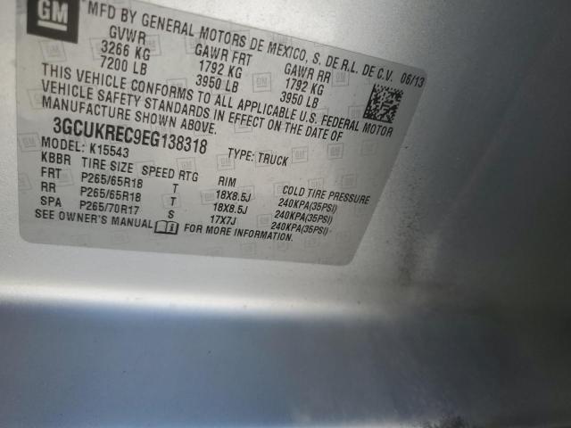 2014 CHEVROLET SILVERADO - 3GCUKREC9EG138318