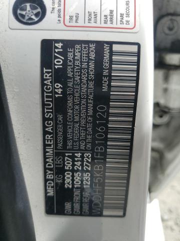 2015 MERCEDES-BENZ E 350 WDDHF5KB1FB106120