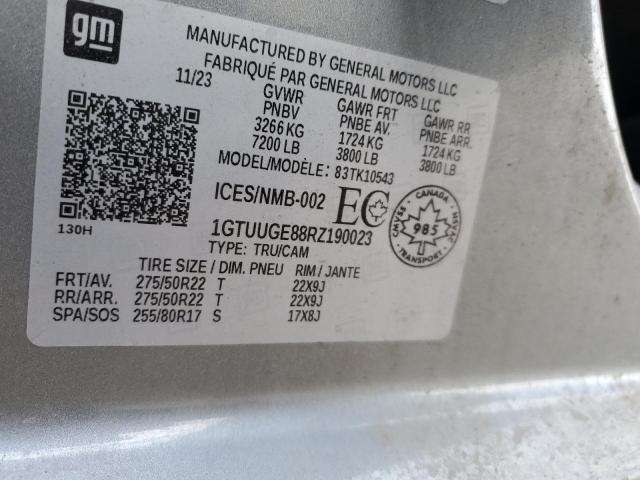 2024 GMC SIERRA K15 1GTUUGE88RZ190023