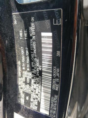 2017 TOYOTA 4RUNNER SR5 JTEZU5JR1H5162333
