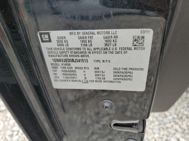 2011 CHEVROLET TRAVERSE L - 1GNKVJED0BJ341513