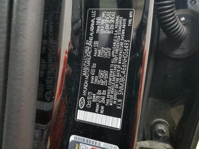 2022 HYUNDAI TUCSON SEL 5NMJBCAE6NH056493