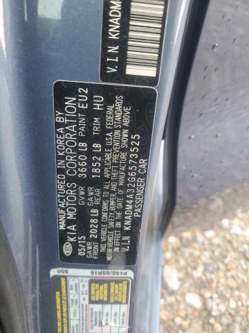 2016 KIA RIO LX KNADM4A32G6573525