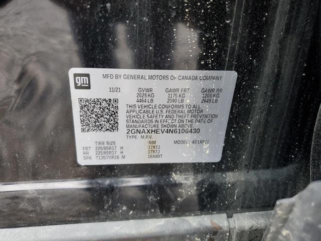 2022 CHEVROLET EQUINOX LS - 2GNAXHEV4N6106430