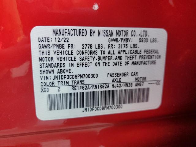 2023 NISSAN ARIYA PLAT JN1DF0CD9PM700300