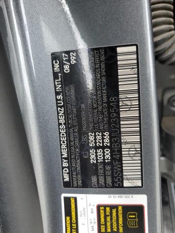 2018 MERCEDES-BENZ C 350E - 55SWF4HB3JU239548
