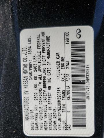 2017 INFINITI Q60 BASE - JN1CV7EL0HM320615