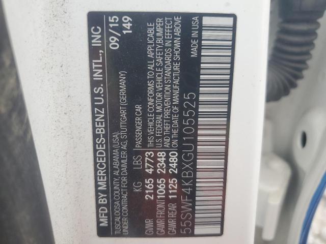 2016 MERCEDES-BENZ C 300 4MAT - 55SWF4KBXGU105525