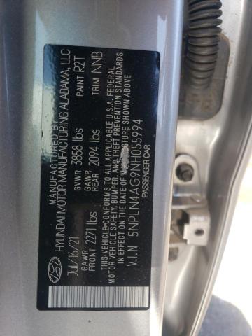 2022 HYUNDAI ELANTRA SE 5NPLN4AG9NH055994
