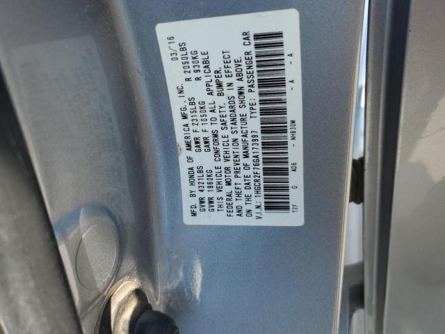 2016 HONDA ACCORD EX 1HGCR2F76GA173997