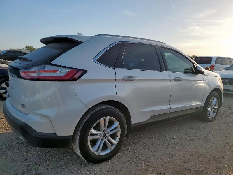 FORD EDGE SEL 2019 white  gas 2FMPK3J94KBB09565 photo #4