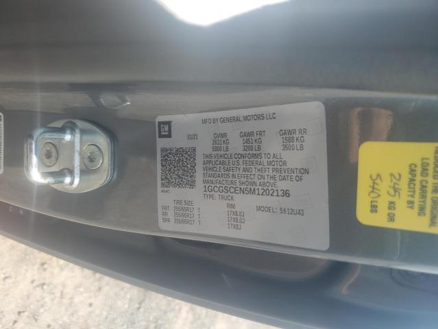 2021 CHEVROLET COLORADO L - 1GCGSCEN5M1202136