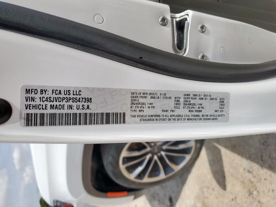 2023 JEEP WAGONEER S 1C4SJVDP3PS547398