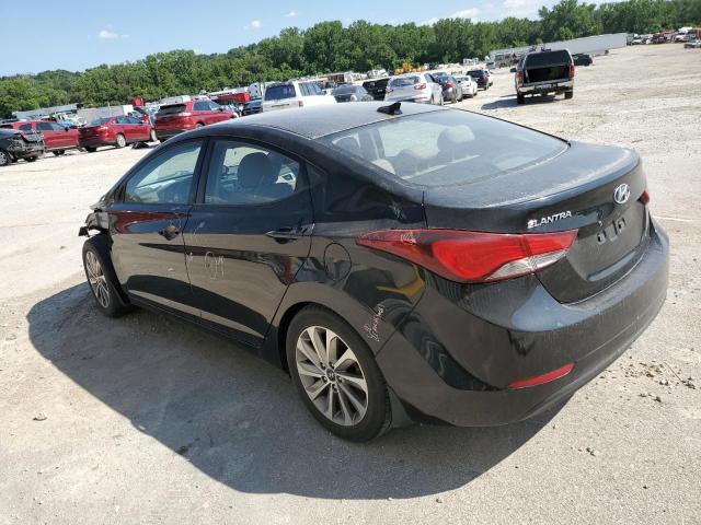 HYUNDAI ELANTRA SE 2016 black  gas KMHDH4AEXGU529966 photo #3