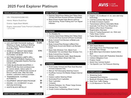 2025 FORD EXPLORER P - 1FMUK8HH4SGB61493