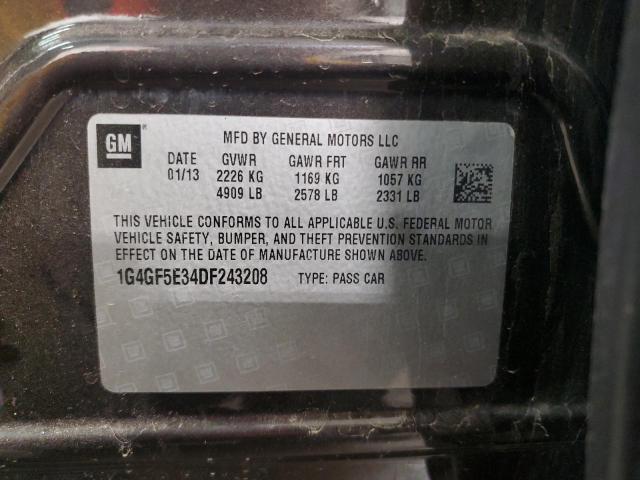 2013 BUICK LACROSSE P - 1G4GF5E34DF243208