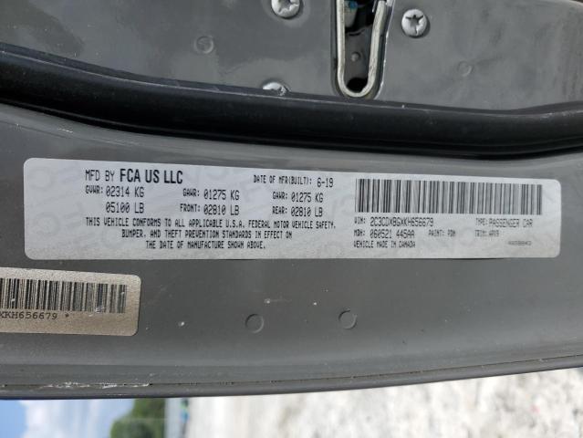 2019 DODGE CHARGER SX 2C3CDXBGXKH656679