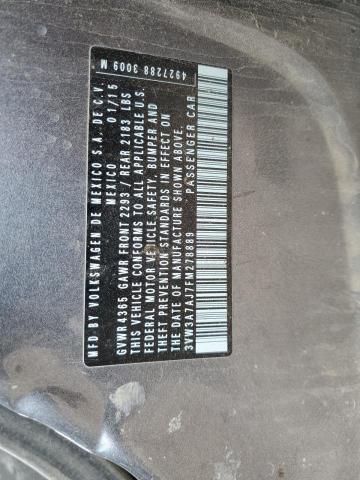 2015 VOLKSWAGEN JETTA TDI 3VW3A7AJ7FM278889