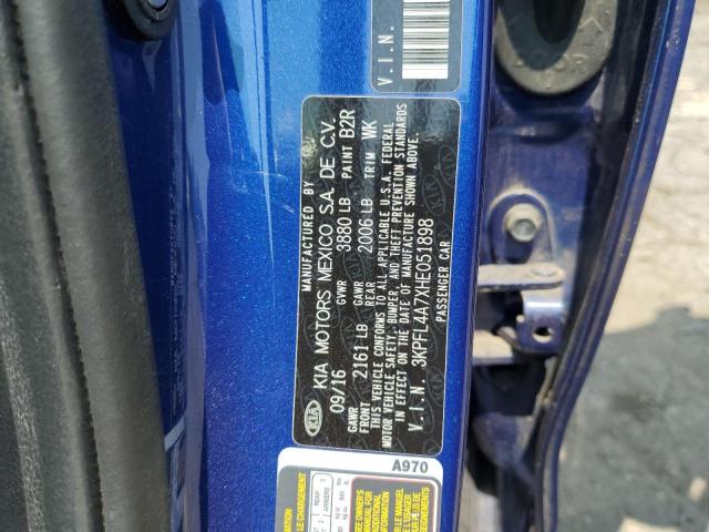 2017 KIA FORTE LX 3KPFL4A7XHE051898