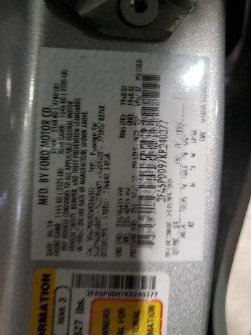 2019 FORD FUSION TIT 3FA6P0D97KR240377