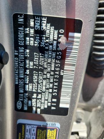 5XYKT3A65FG595810 2015 KIA SORENTO