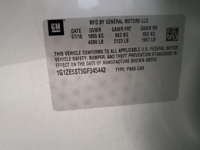 2016 CHEVROLET MALIBU LT - 1G1ZE5ST5GF345442