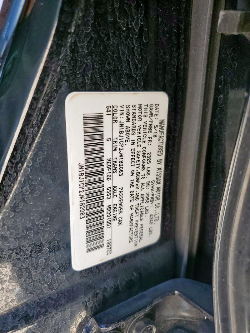 2018 NISSAN ROGUE SPOR JN1BJ1CP2JW182063