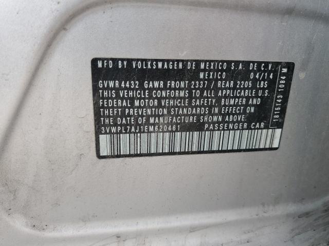 2014 VOLKSWAGEN JETTA TDI - 3VWPL7AJ1EM620461