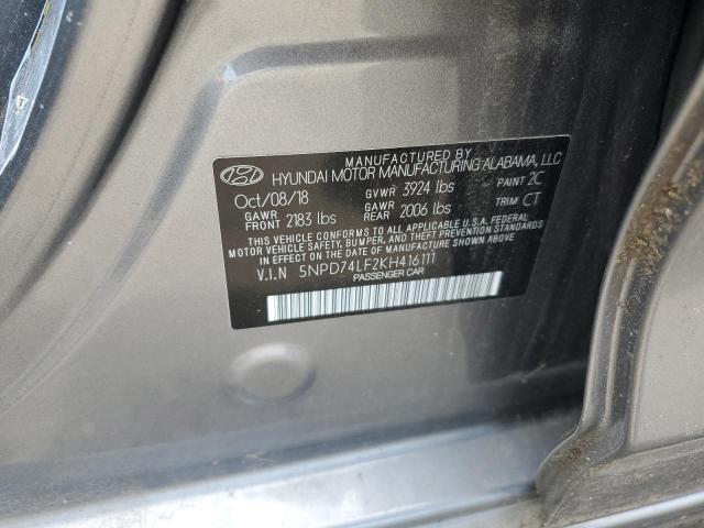 2019 HYUNDAI ELANTRA SE - 5NPD74LF2KH416111