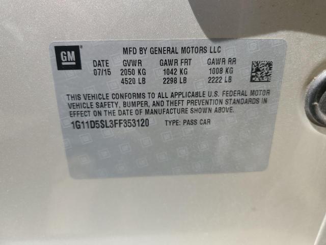 2015 CHEVROLET MALIBU 2LT 1G11D5SL3FF353120