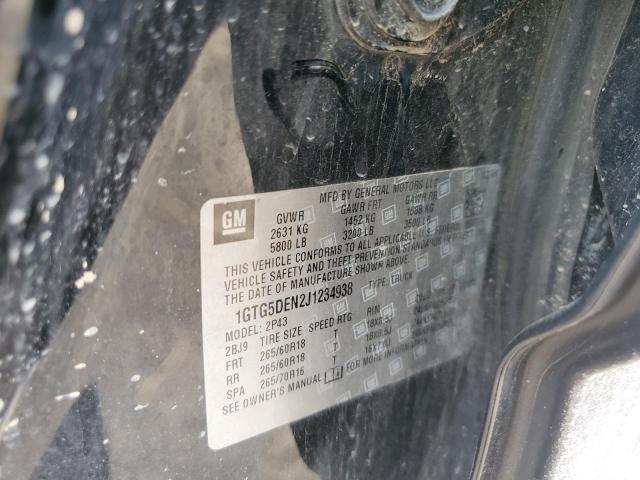 2018 GMC CANYON SLT 1GTG5DEN2J1234938