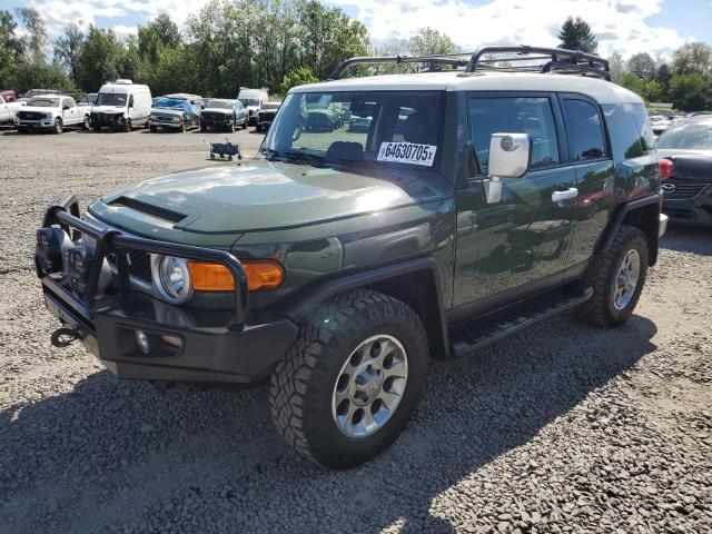 TOYOTA FJ CRUISER 2012 green 4dr spor gas JTEBU4BF7CK146096 photo #1