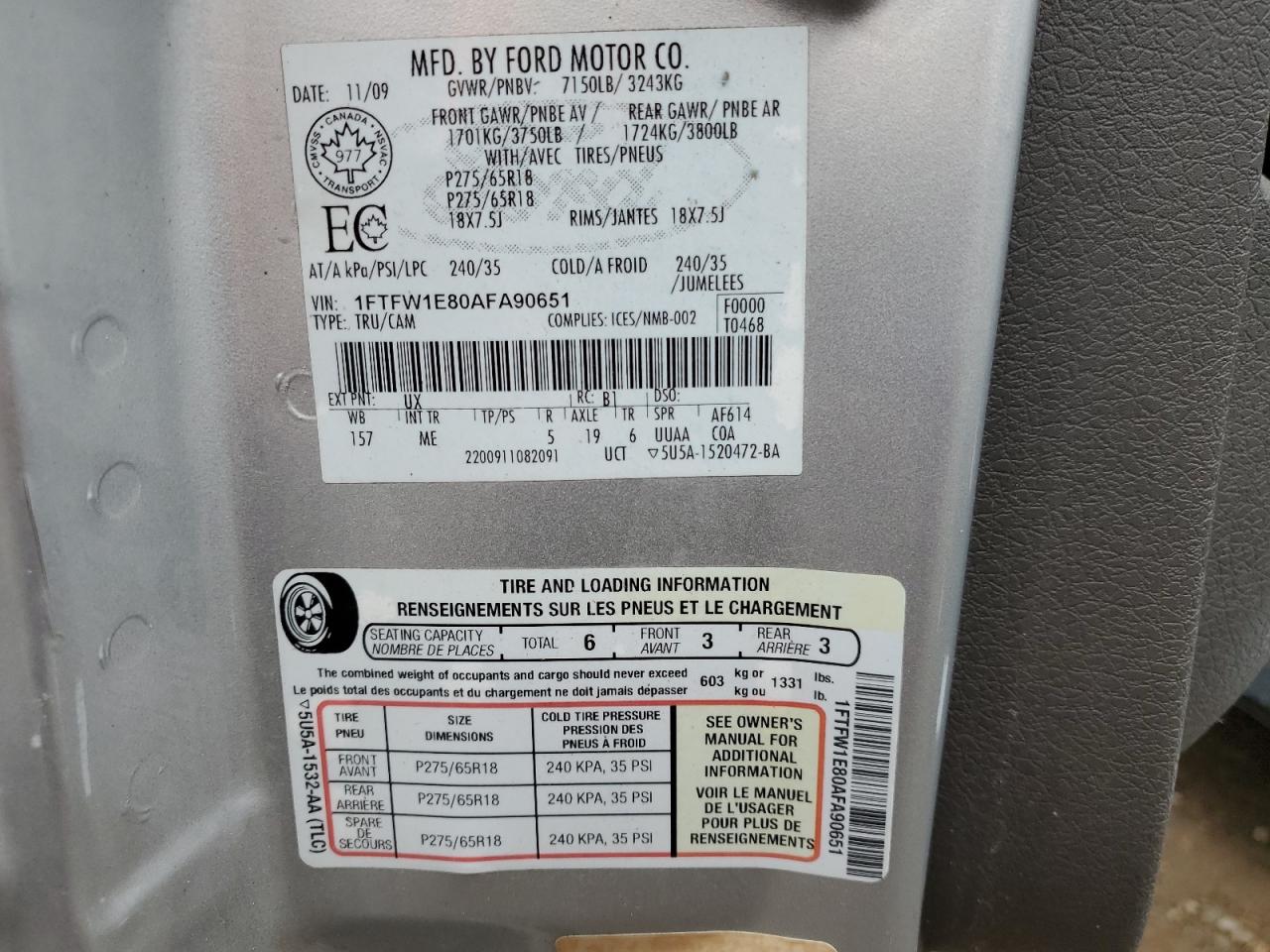 FORD F-150 SUPERCREW