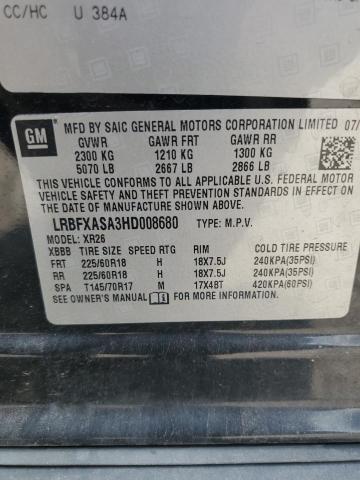 2017 BUICK ENVISION P LRBFXASA3HD008680