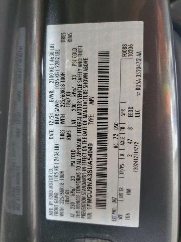 2025 FORD ESCAPE ST - 1FMCU9NA3SUA54049