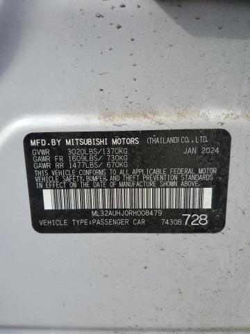 2024 MITSUBISHI MIRAGE ES ML32AUHJ0RH008479