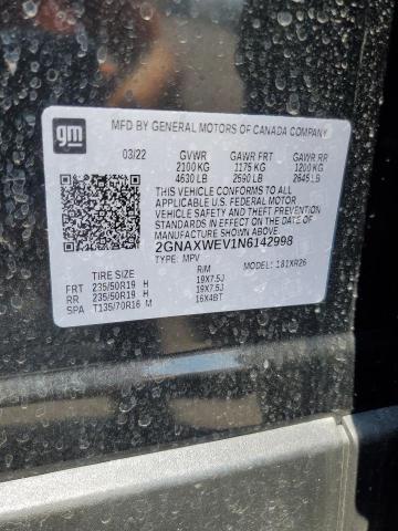 2022 CHEVROLET EQUINOX RS 2GNAXWEV1N6142998