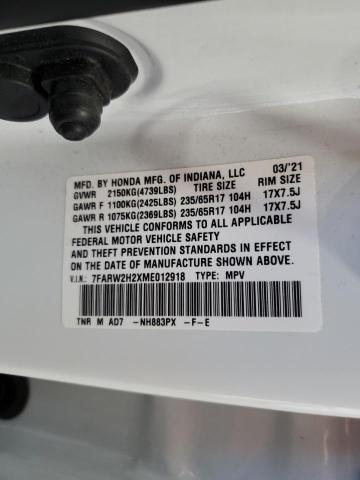 2021 HONDA CR-V LX - 7FARW2H2XME012918