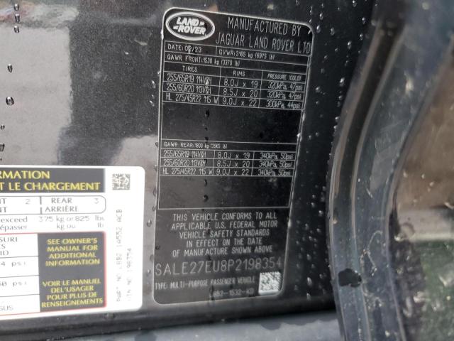 2023 LAND ROVER DEFENDER 1 SALE27EU8P2198354