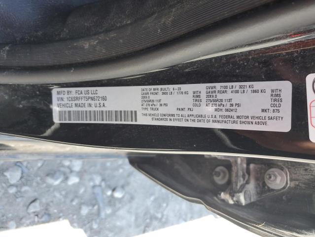2023 RAM 1500 BIG H 1C6SRFFT5PN672160