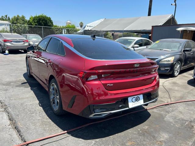 KIA K5 EX 2021 maroon  gas 5XXG34J22MG005086 photo #4