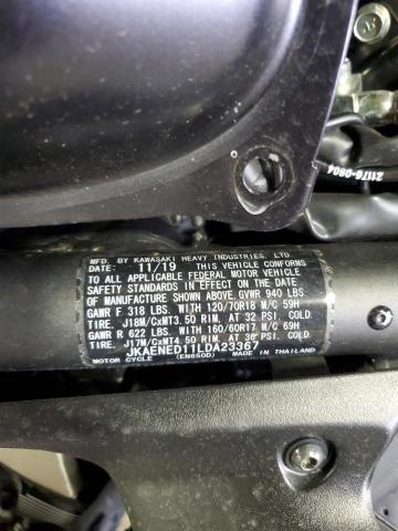 2020 KAWASAKI EN650 D JKAENED11LDA23367