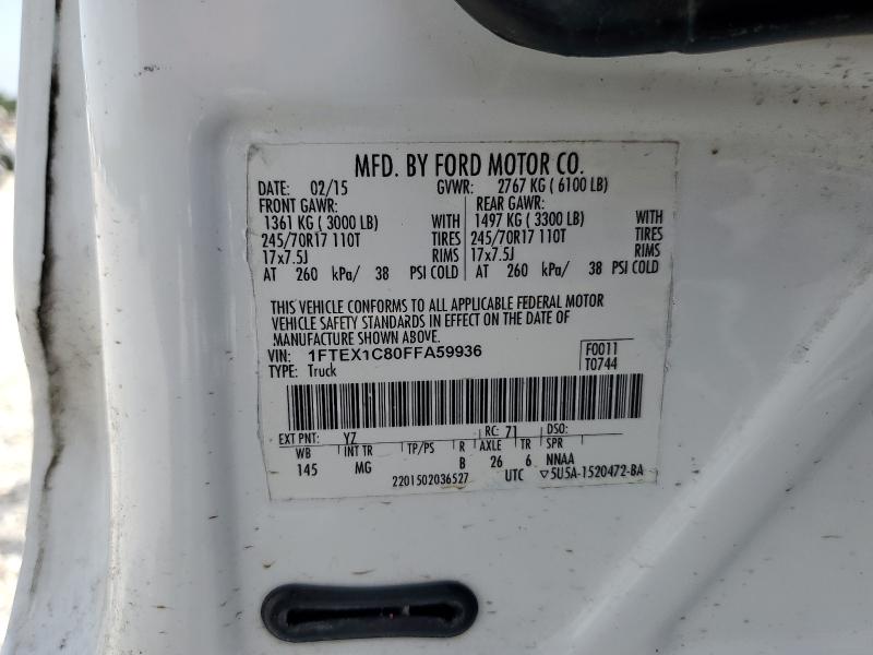 2015 FORD F150 SUPER - 1FTEX1C80FFA59936